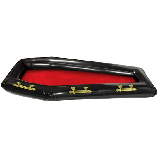 Beistle 30.5" x 52" Black Inflatable Coffin Buffet Cooler | Michaels®